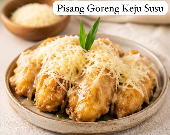 Pisang Goreng Keju Susu